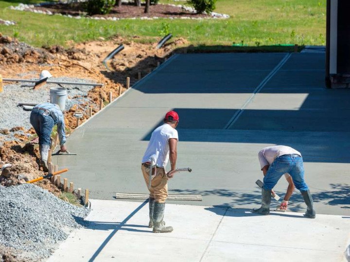 Concrete Installation by E&E Landscaping in San Jose