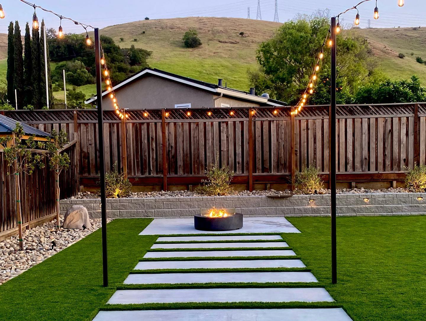 Fire Pits & Fireplaces by E&E Landscaping in San Jose